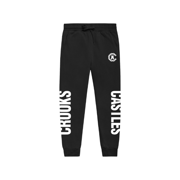 SWEATPANT MONEY STACK - BLK